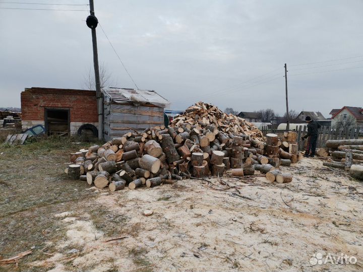 Дрова колотые сухие