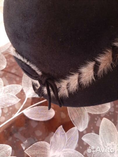 Шляпа фетровая женская