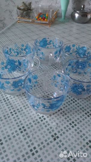 Набор кружек Гжель 6 штук
