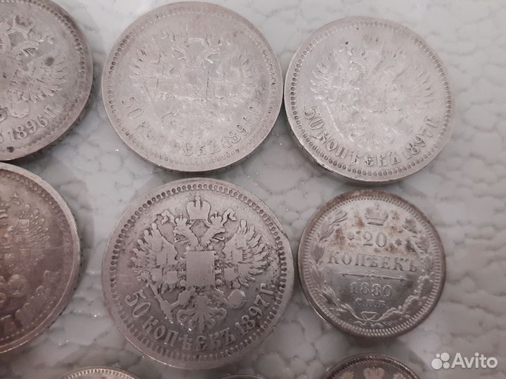 Серебряные царские монеты
