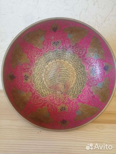 Индийская ваза с павлином. Лот 3