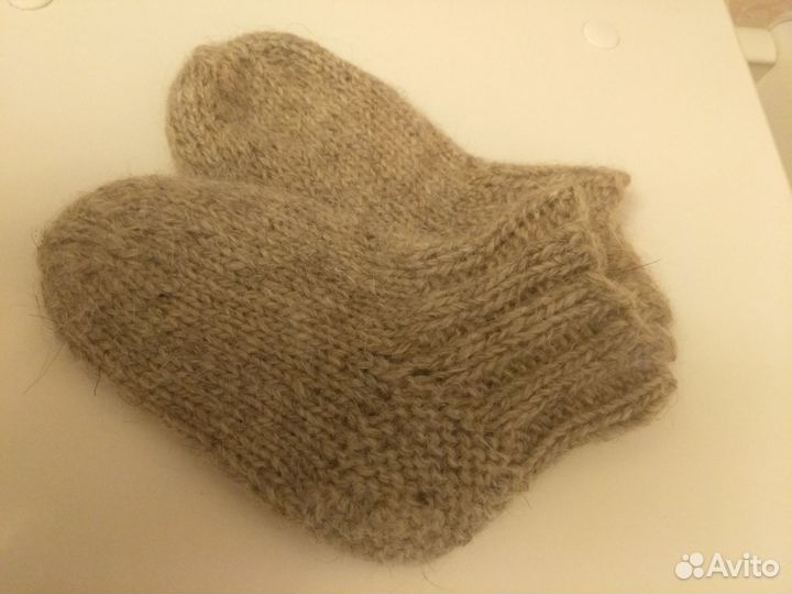 Носки детские 100 шерсть, новые, 10-11см стопа