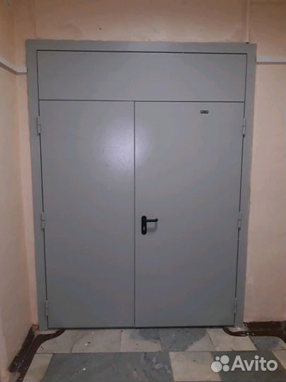 Установка входных металлических дверей