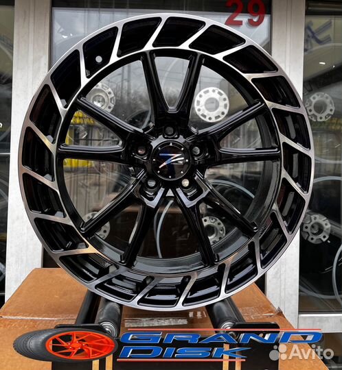 Диски R19 5x114.3 Z-Perfomance Black Groove Gloss