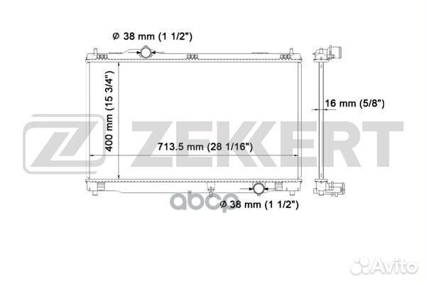Радиатор охл. дв. Lexus GS 300/450h 05- mk-1545