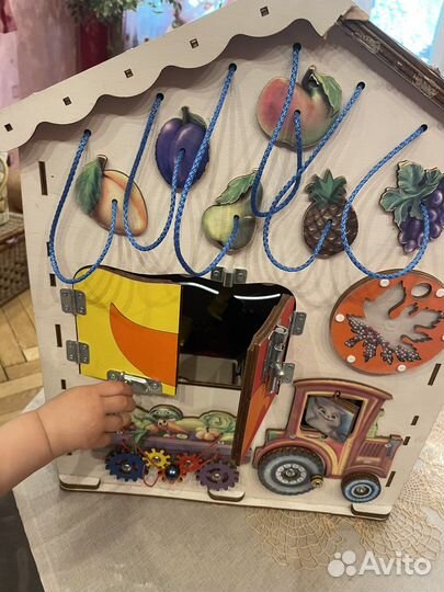 Бизиборд домик большой