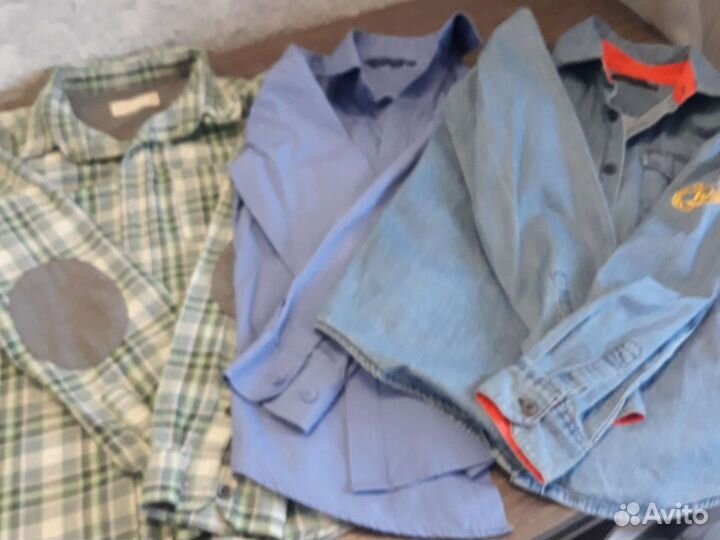 Рубашка на мальчика 128