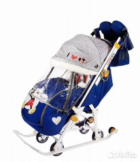 Детские санки коляска бу
