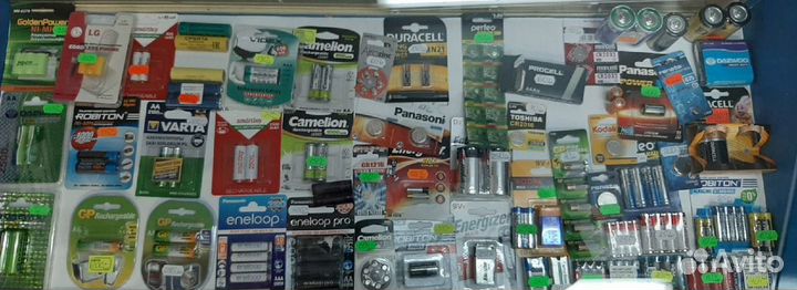 Батарейки и аккумуляторы большой выбор