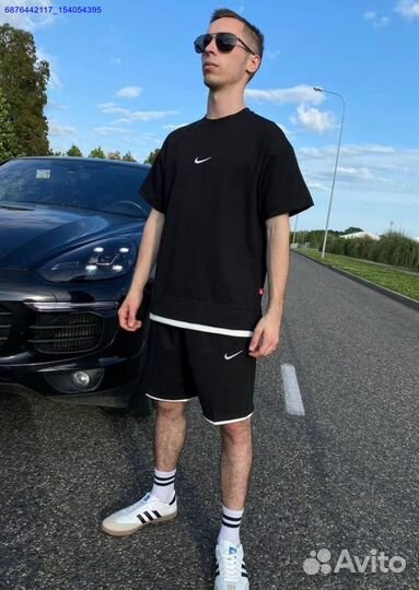 Спортивный костюм шорты и футболка Nike (Арт.96665