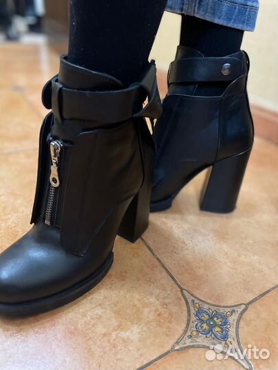 Ботильоны натуральная кожа 37