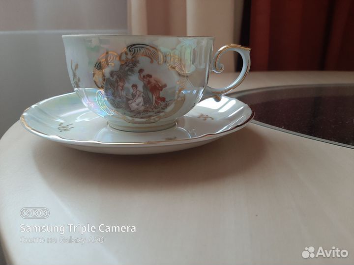 Чайный сервиз мадонна гдр 6 персон