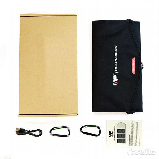 Зарядное устройство на солнечных батареях 21Вт, 5