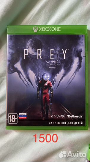 Prey, atomic, outriders, mafia Xbox one диск