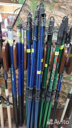 Удочка для рыбалки телескопическая длина 5-6 м