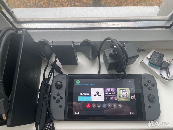 Nintendo Switch Прошитая 128гб