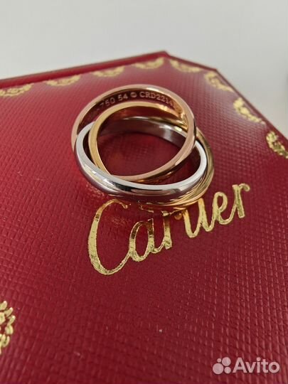 Cartier trinity кольцо