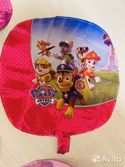 Фольгированые шарики щенячий патруль: Скай, Маршал