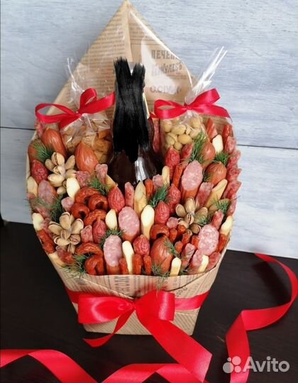 Мужские букеты съедобные