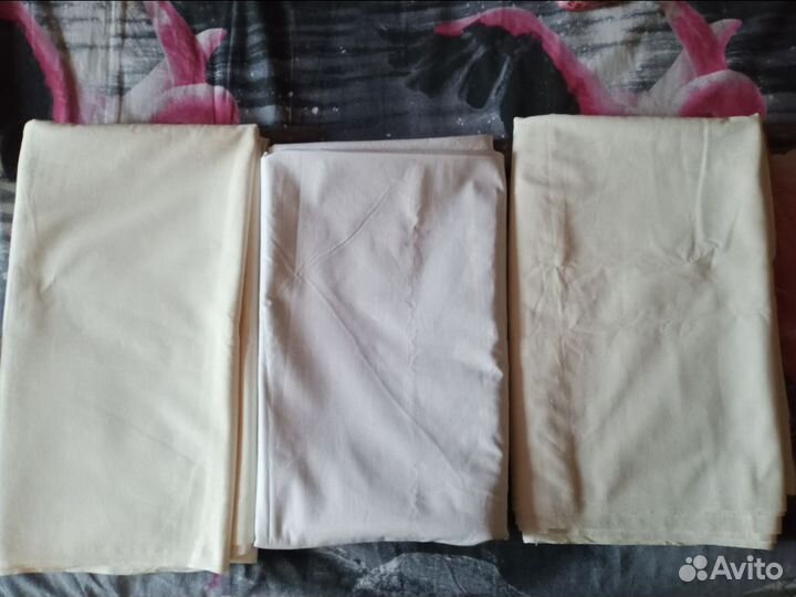 Ткань лен льняная СССР