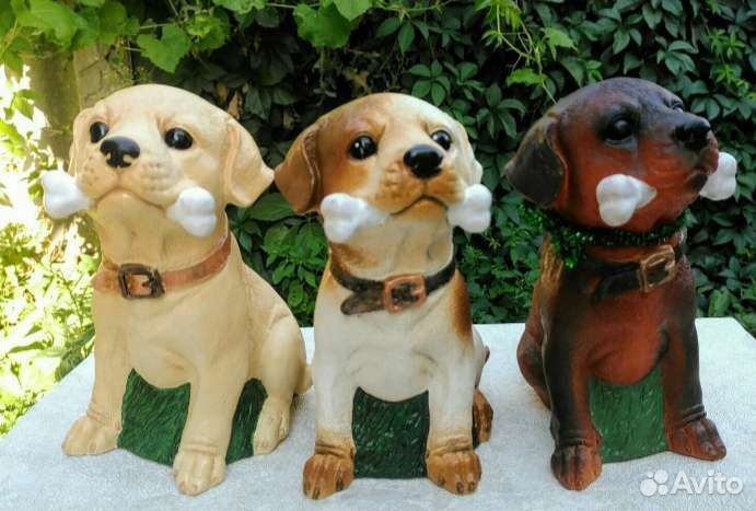 Копилка Собака с косточкой