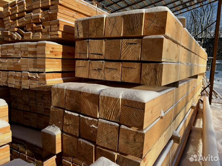 Доска обрезная, брус, пиломатериал