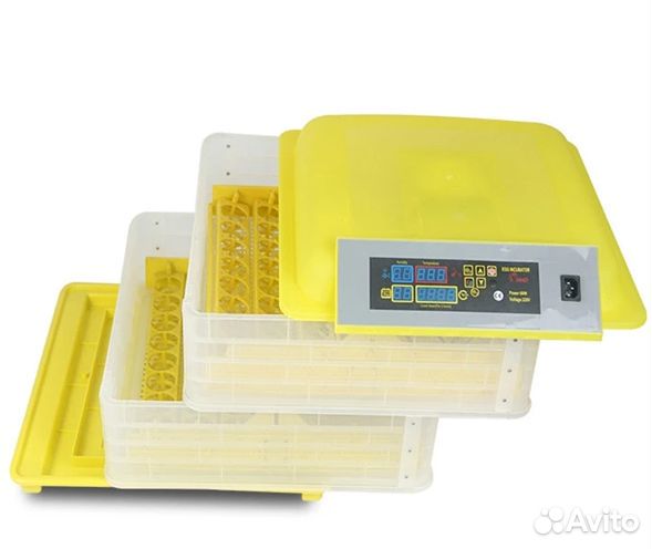 Инкубатор автоматический на 112 яиц 12/220В HHD