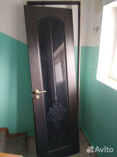 Межкомнатная дверь массив бу с коробкой