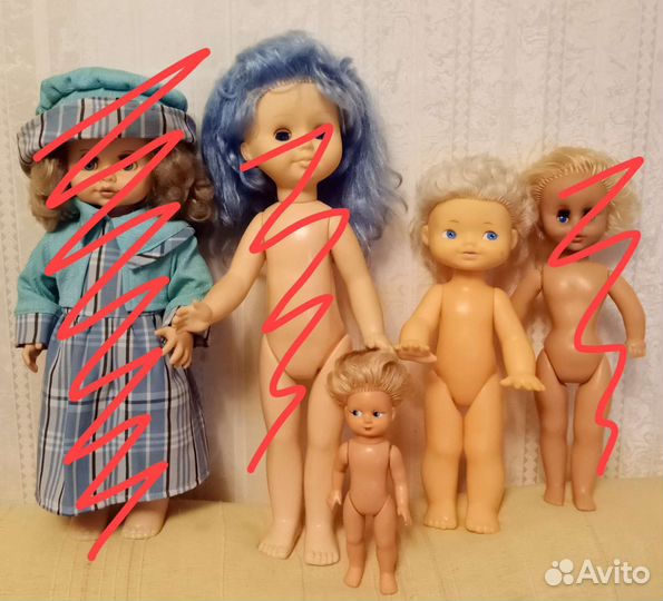 Куклы и пупсы разные