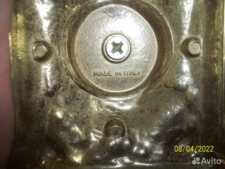 Бронзовый крест с распятием.Италия