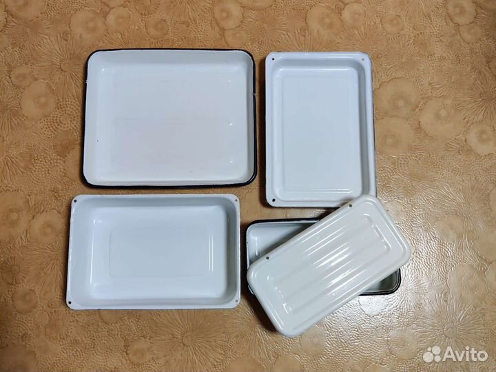 Ёмкости эмалированные лотки формы