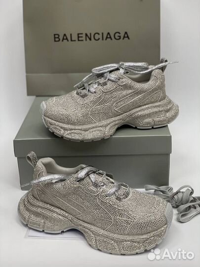 Блестящие Кроссовки Balenciaga Р147