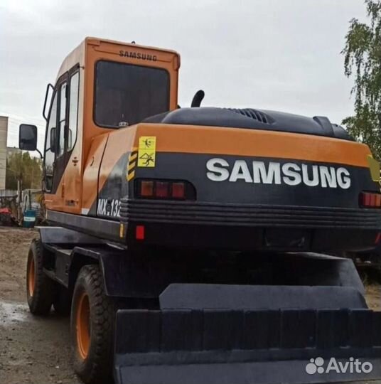 Колёсный экскаватор Samsung MX 135WS, 1995