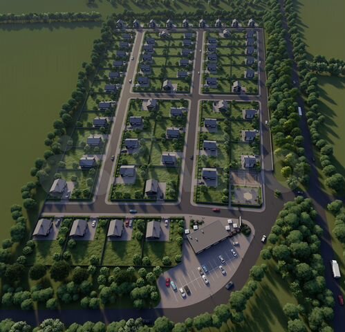 Коттедж 110 м² на участке 8 сот.