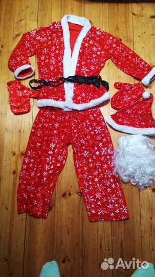 Костюм деда мороза детский