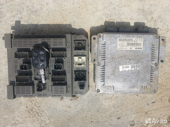 Комплект эбу бси ключ