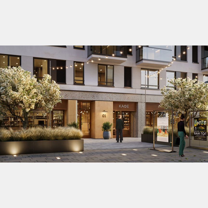 1-к. квартира, 45,1 м², 3/16 эт.