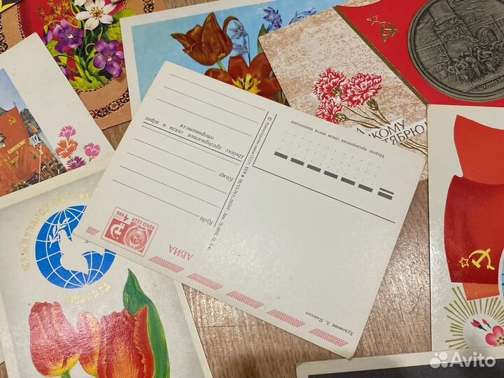 Открытки советские СССР почтовые карточки