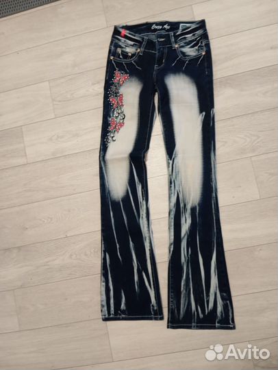 Джинсы клеш новые