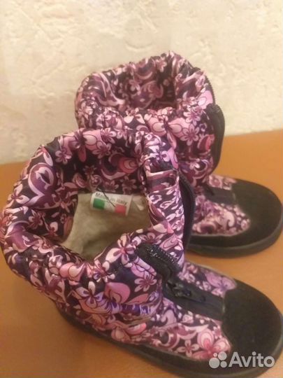 Сапоги зимние детские 26