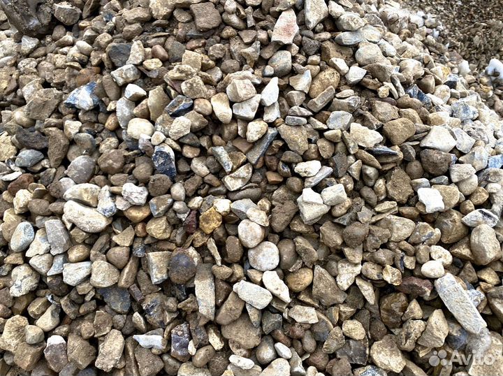 Щебень, Песок