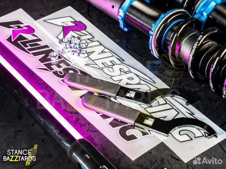 Винтовая подвеска бмв Е46, койловеры Linesracing