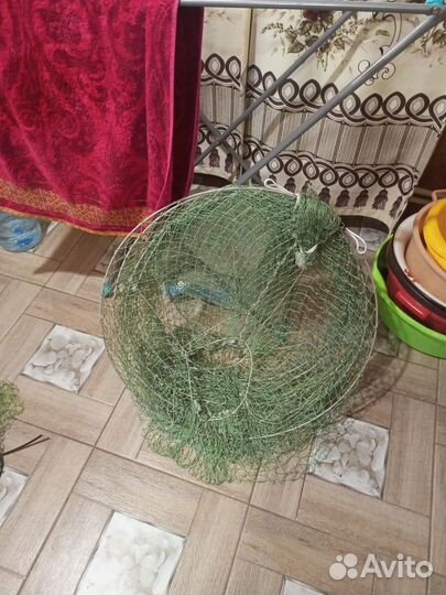 Садок для живой рыбы. Размер 2.5м*70см 70