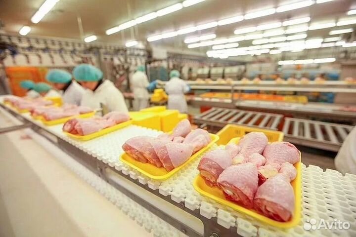Упаковщик мяса птицы/вахта с 3х разовым питанием