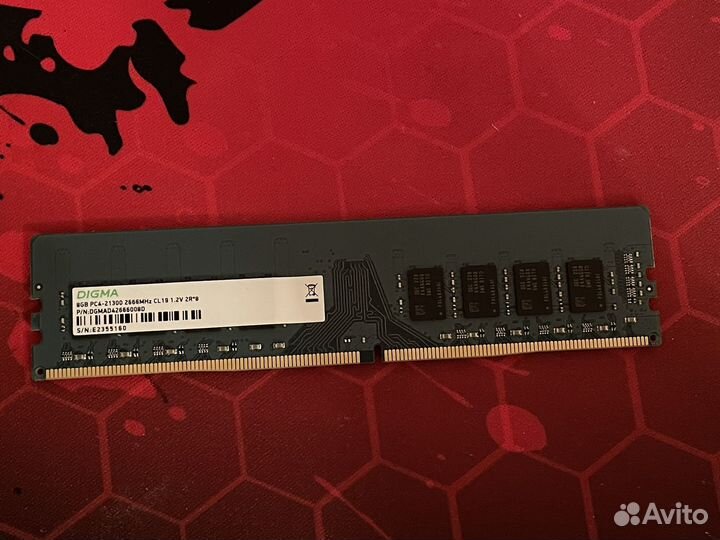 Оперативная память ddr4 8gb 2666 Mhz