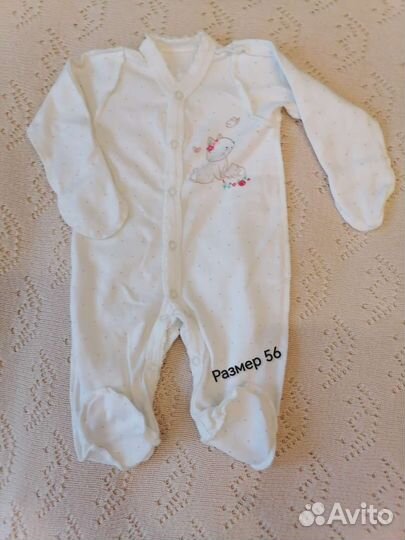 Одежда для новорожденных на девочку 56,62,68
