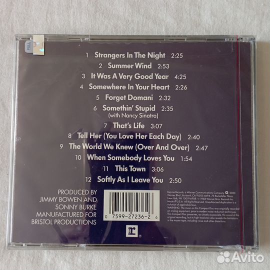 Frank Sinatra - Frank Sinatra's Greatest Hits(CD)