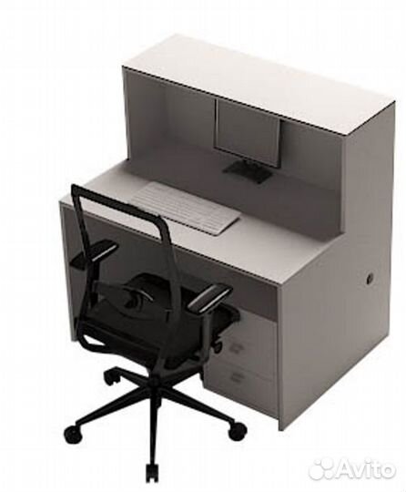 Ресепшен, стойка администратора, барьер, 1200мм