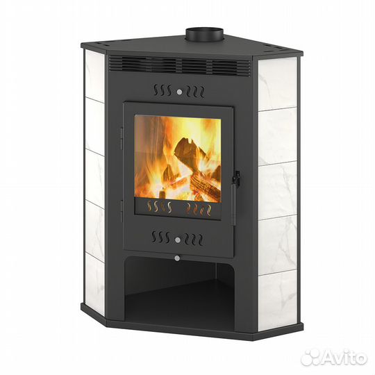 Печь-Камин aston 11кВт (180 м3) угловой Aston