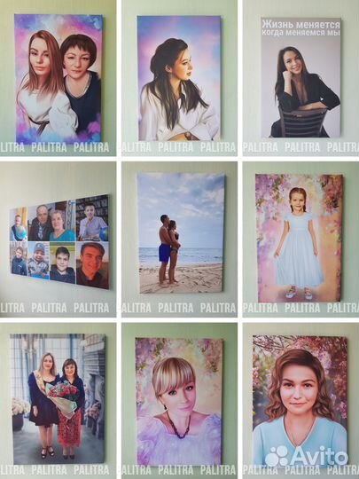 Портрет по фото на холсте Ярославль